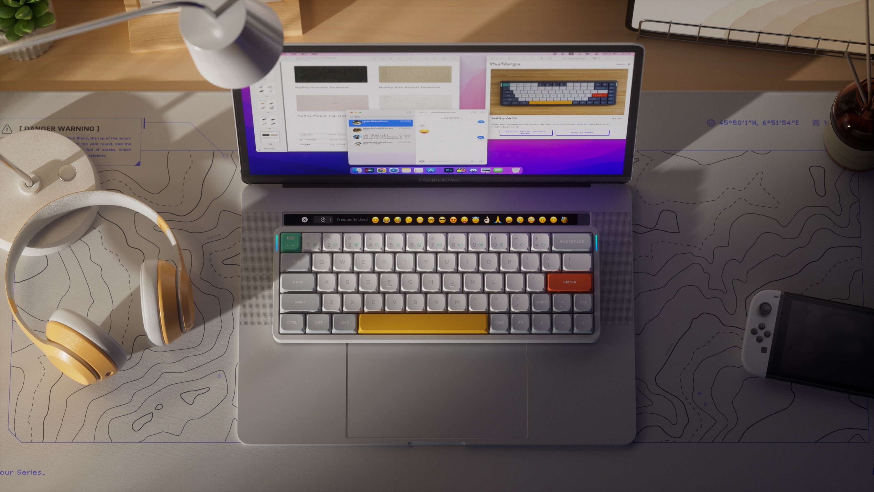 Air60 V2 - Iconic White - Wisteria Switches