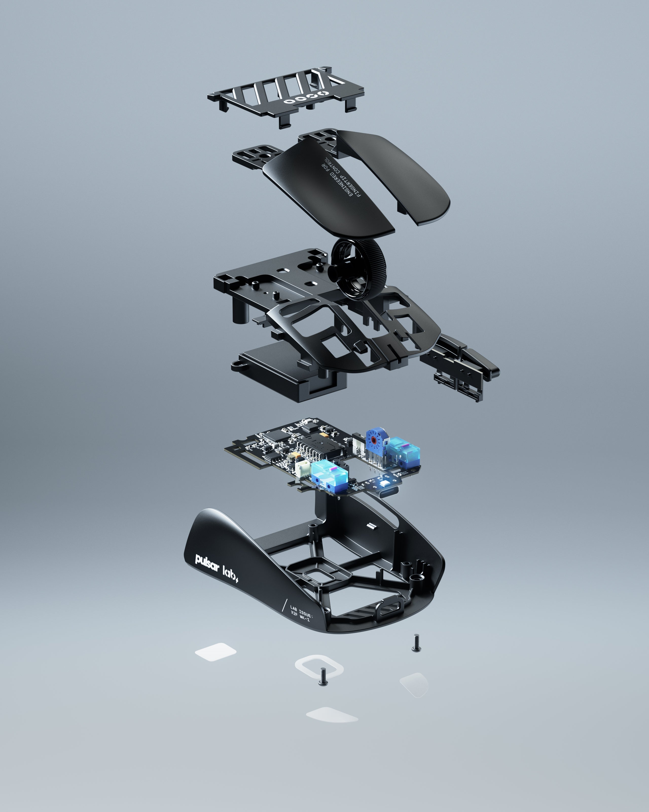 X2F - Fingertip Gaming Mouse - Black