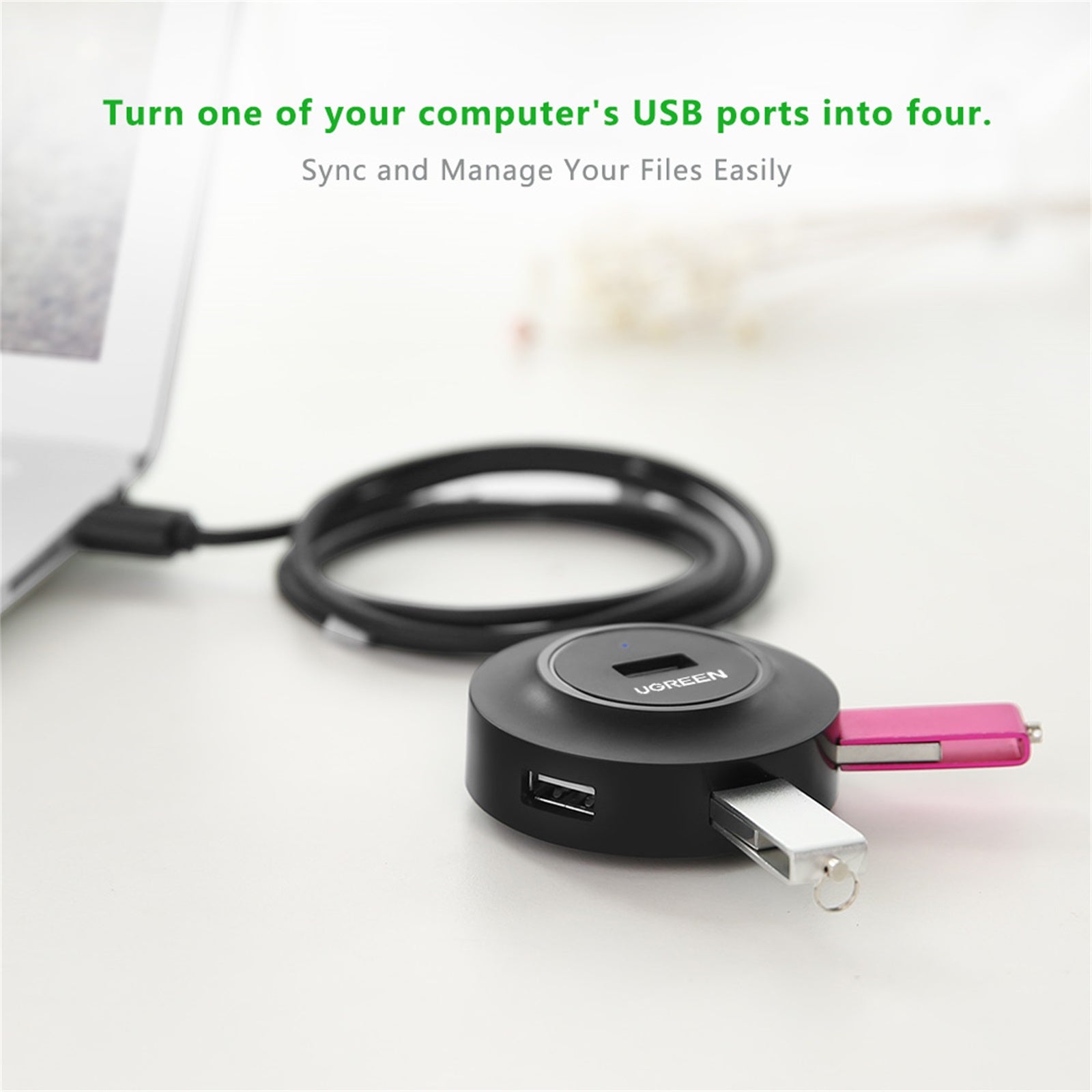 USB 2.0 Hub - 4x USB-A