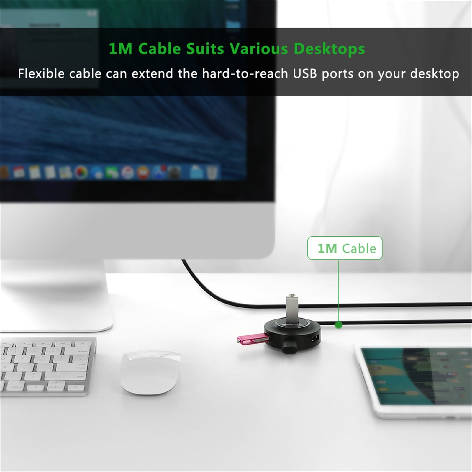 USB 2.0 Hub - 4x USB-A