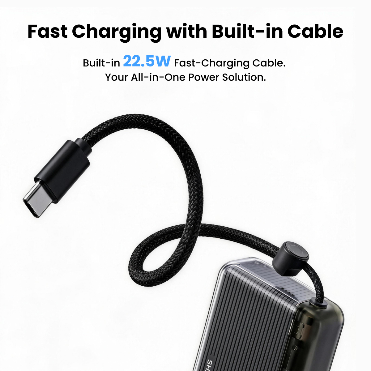 Flow go - Batterie externe 10000mAh - Blanc