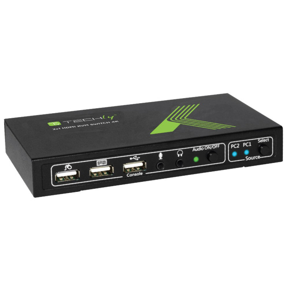 2x1 USB HDMI KVM Switch 4Kx2K