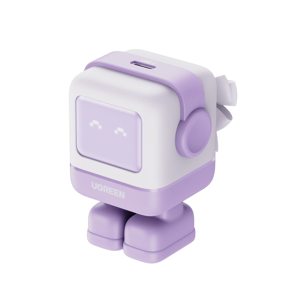 Nexode Robot 30W PD GaN Tech Charger (Purple)
