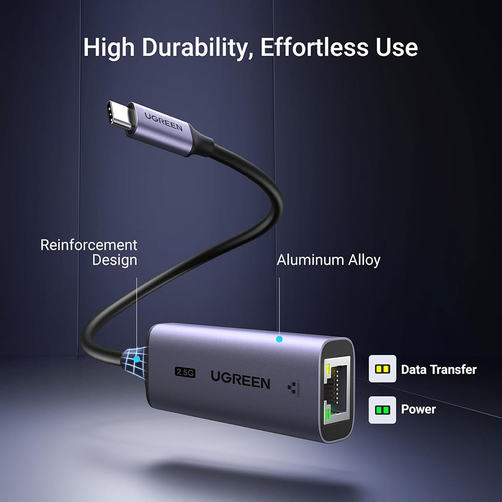 Adaptateur USB-C 3.1 GEN1 vers Ethernet 2,5G (V2)