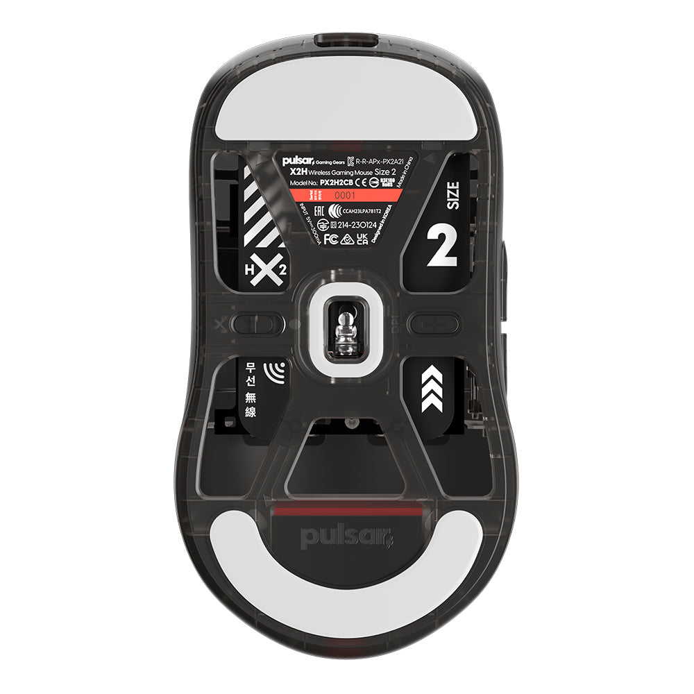 Casque sans fil X2H Medium Transparent Noir