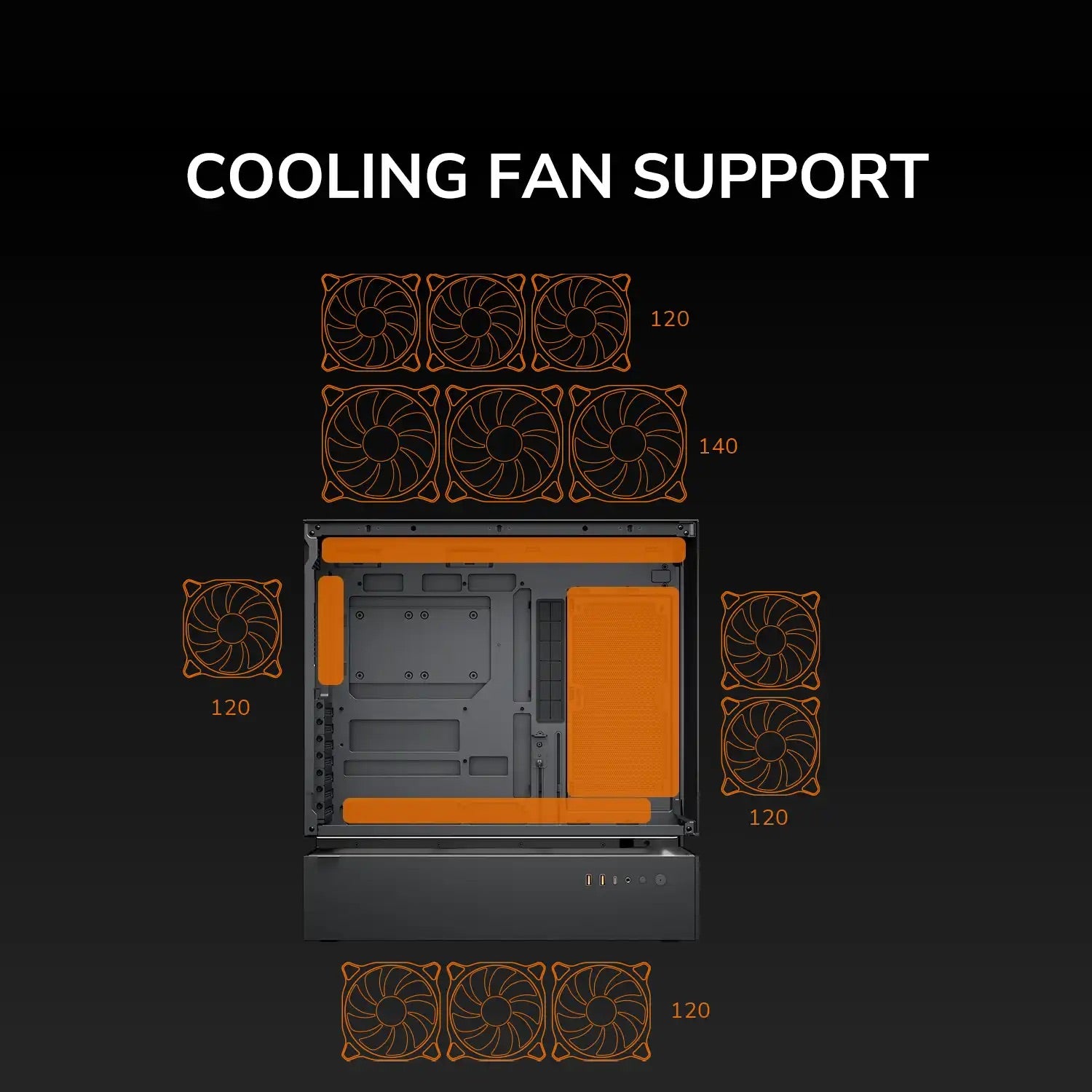 Boîtier PC CFV235 NOIR