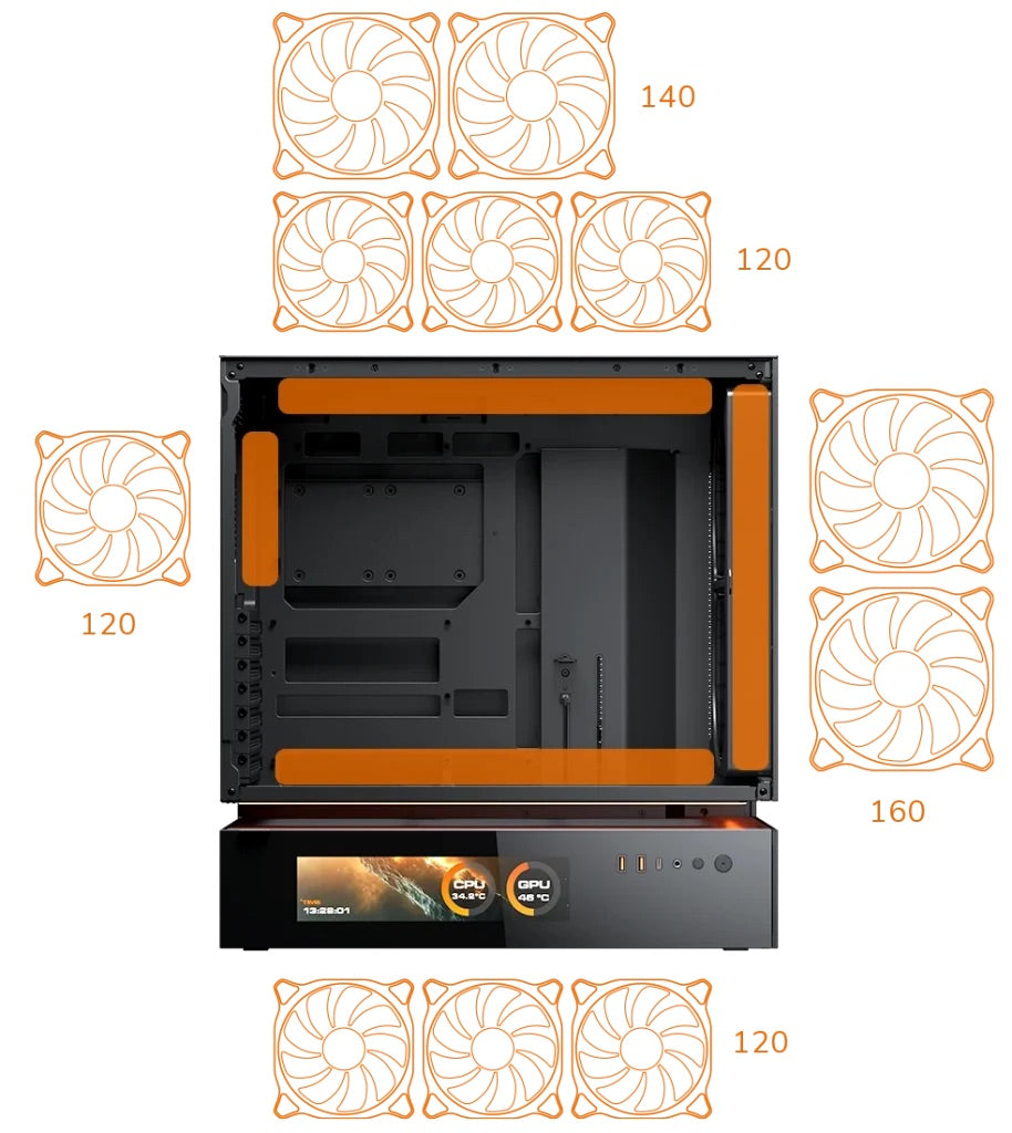 CFV235 VISION BLACK - PC Case