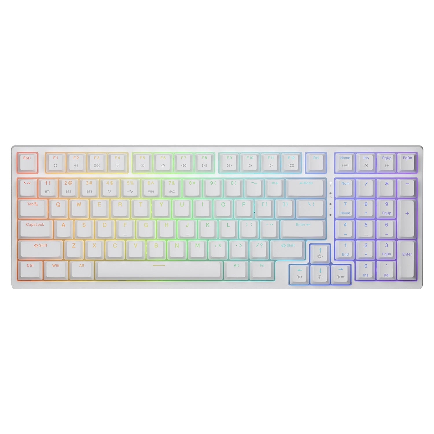 Clavier de jeu sans fil Ultimus Pro - Blanc