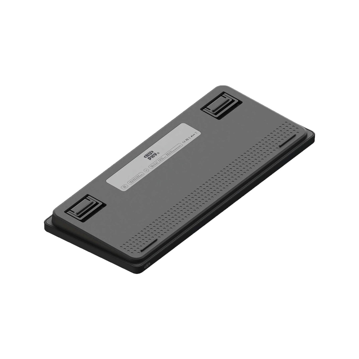 Node75 Profil bas - Gris encre - Interrupteurs Nano rose