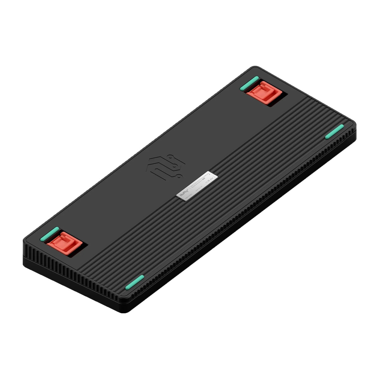 Halo75 V2 - Obsidian Black - Blush Switches