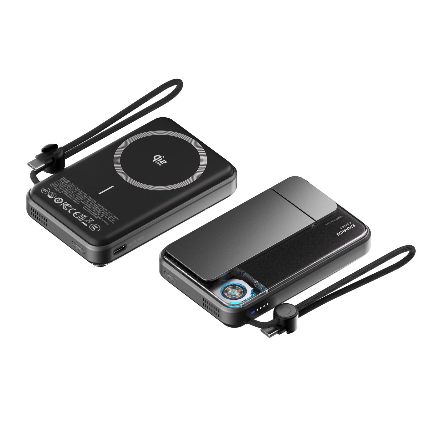 ICEMAG3 - Batterie externe 25 W 10 000 mAh - Noir
