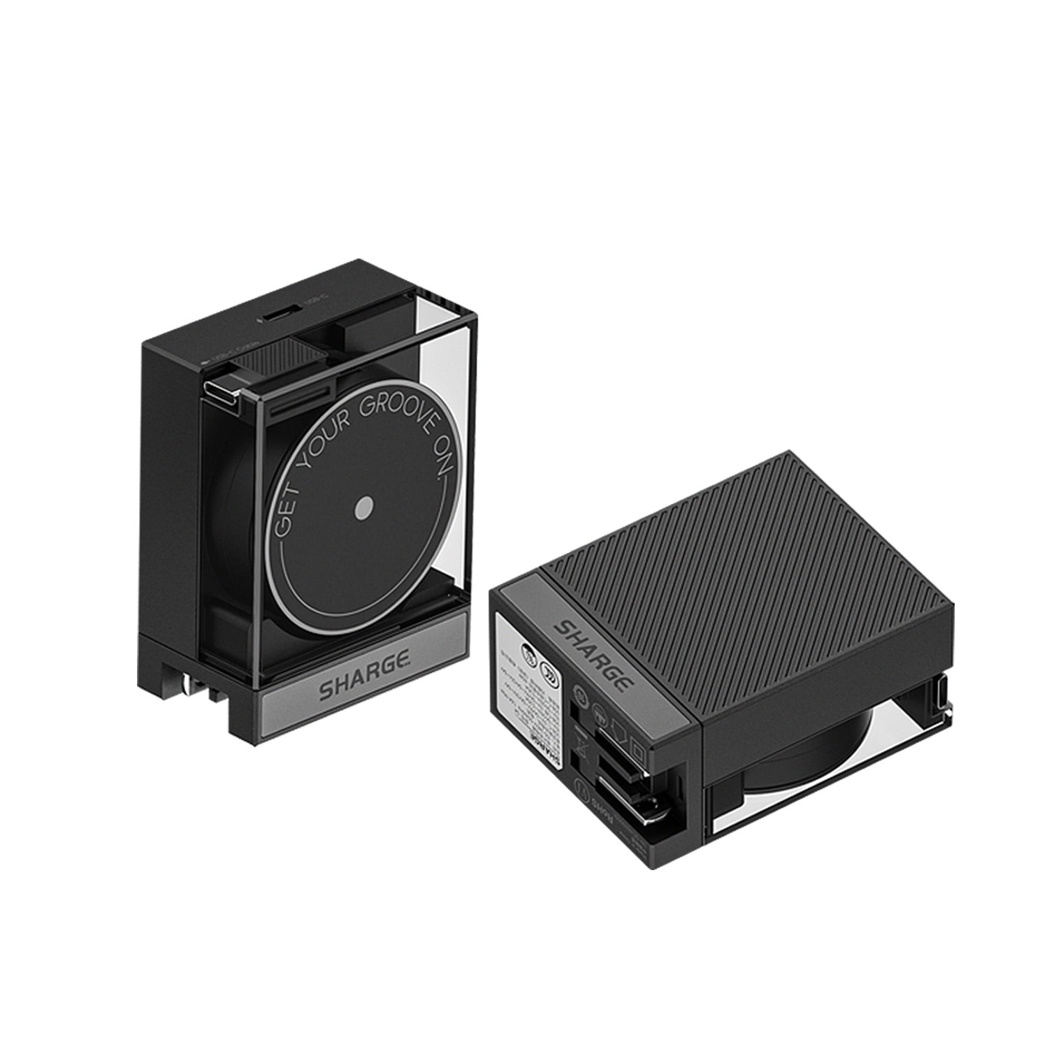 Retractable Cable Charger - 65W - 1 USBC - Black