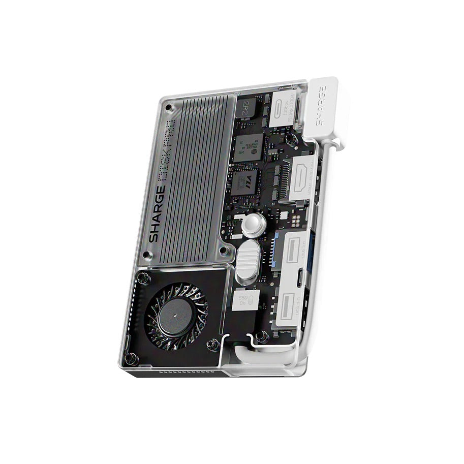 Disk Pro - SSD Premium et Slim 1 To + Hub 2 en 1 - Blanc