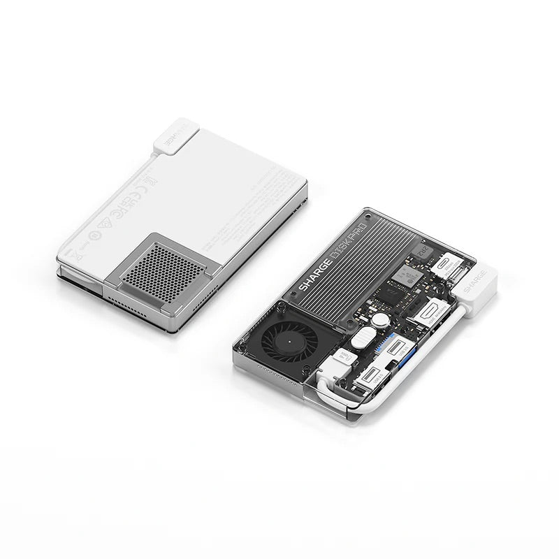 Disk Pro - 1TB Premium and Slim SSD +HUB 2 in 1 - White