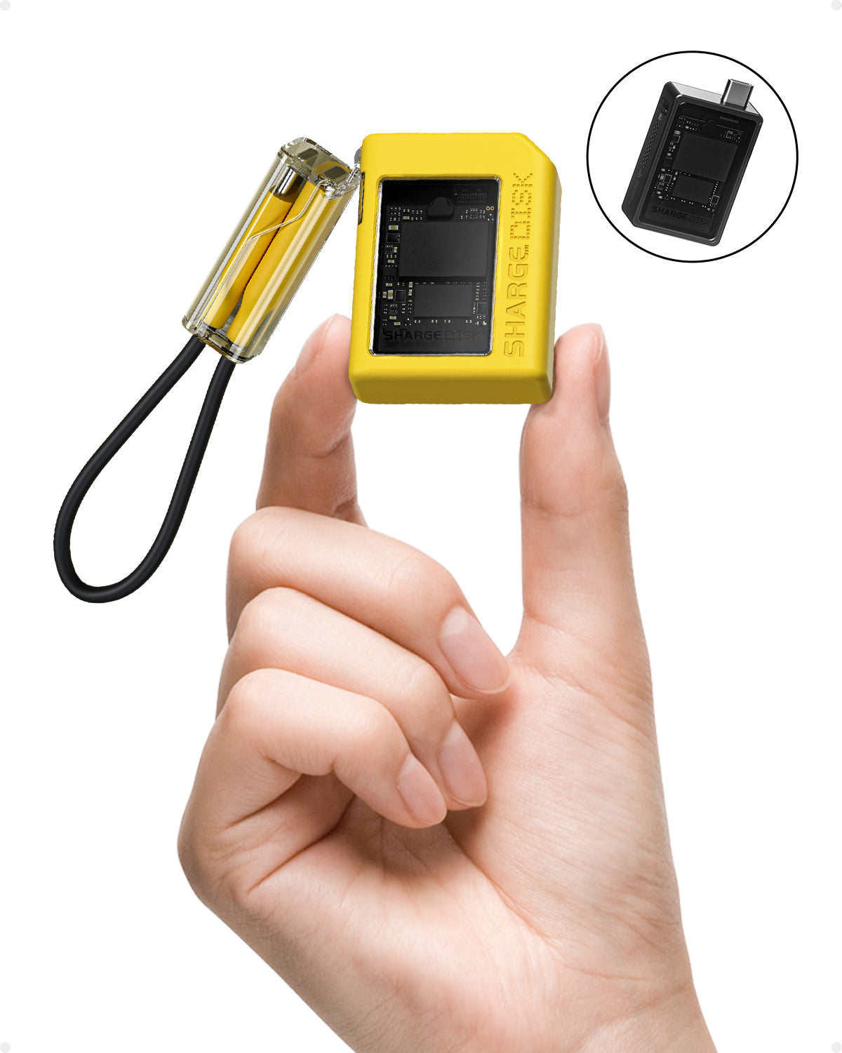 SSD Enclosure (NVME M.2) - Yellow