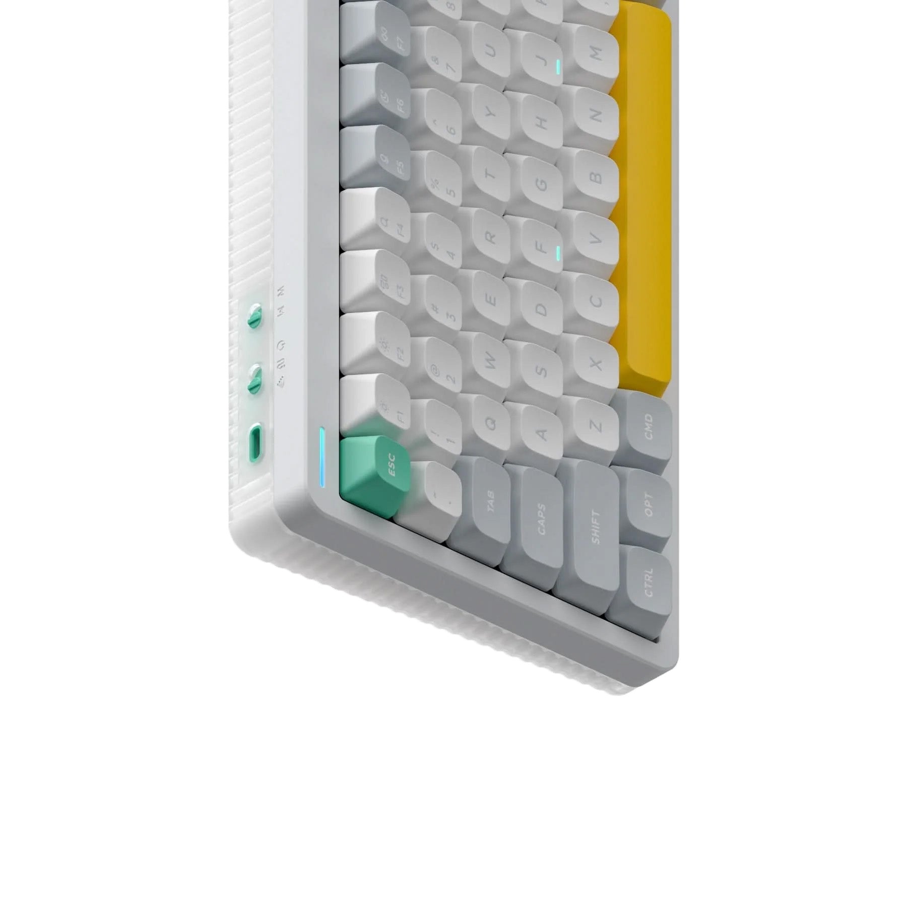 Halo96 V2 IO - Ionic White - Brown Max Switches