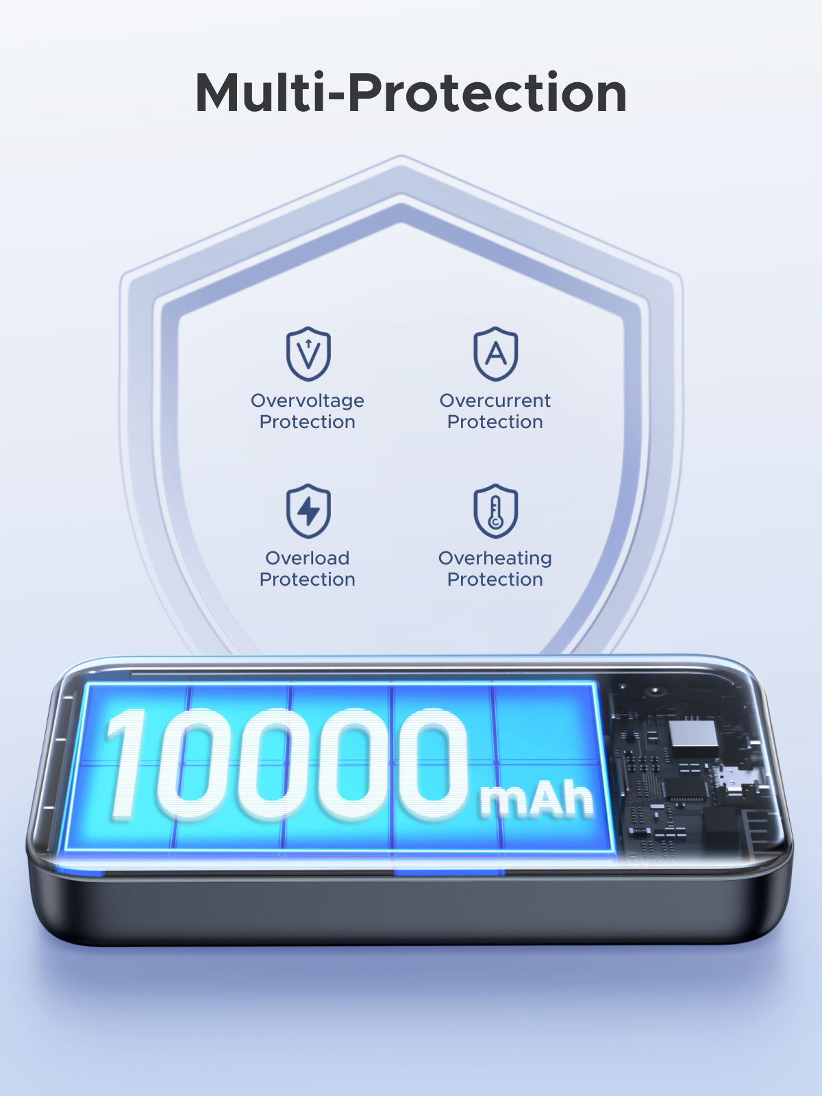 Batterie externe magnétique sans fil 10000 mAh 20 W 1C + 7,5 W