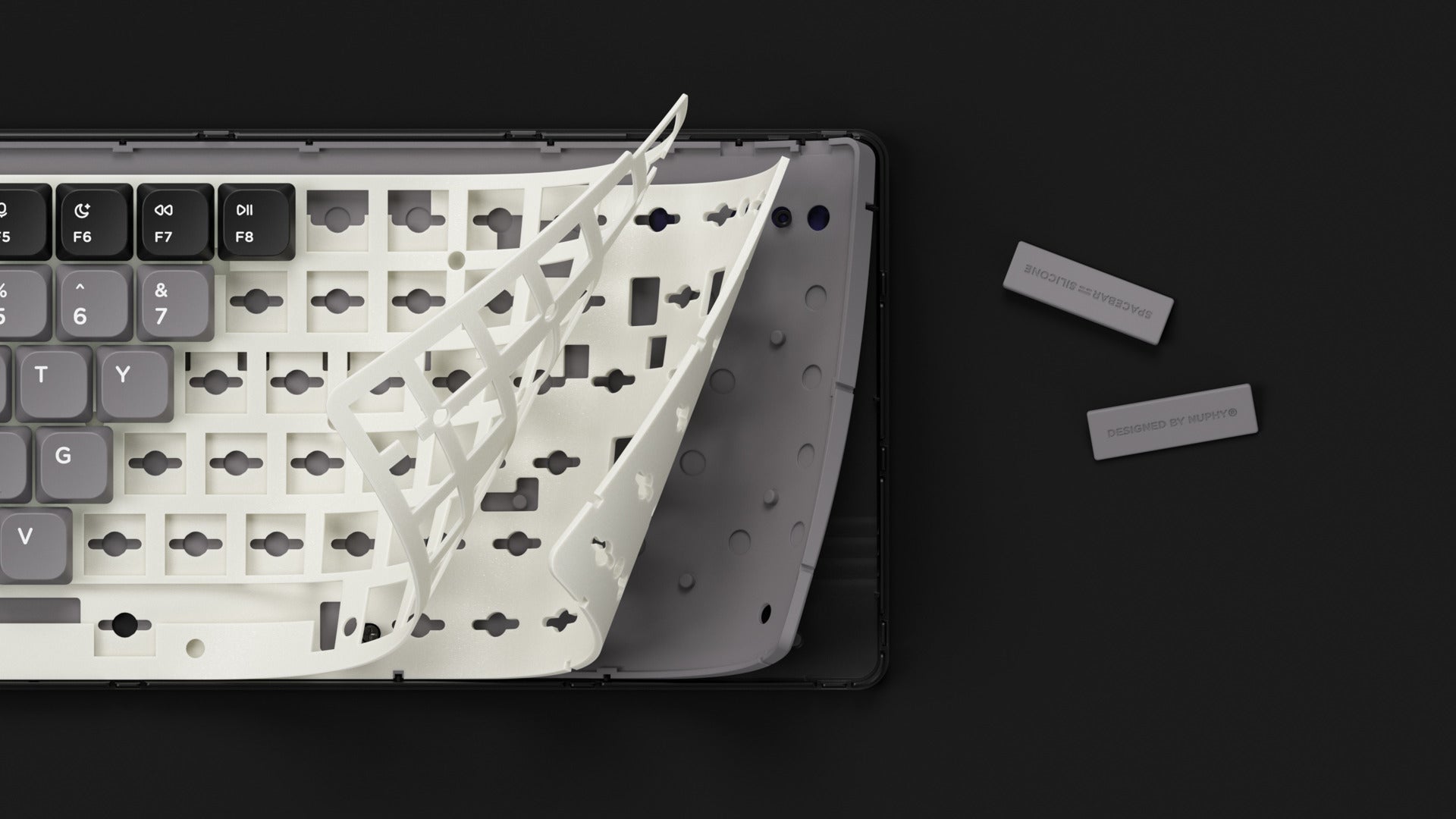 Air75 HE - Silver - Low Profile Magnetic Jade