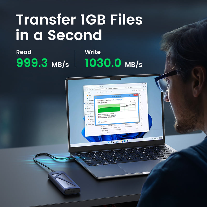 Boîtier de disque dur M.2 NVMe