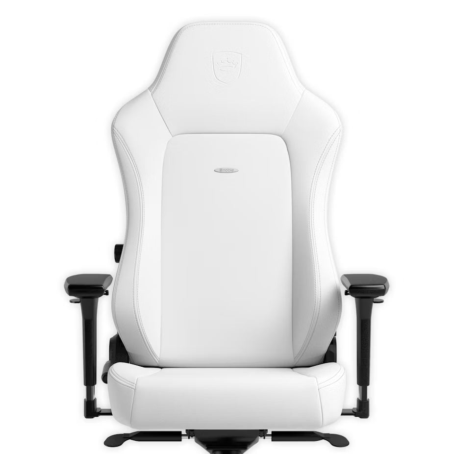 HERO Gaming Chair - White Edition - High-Tech Faux Vegan Leather