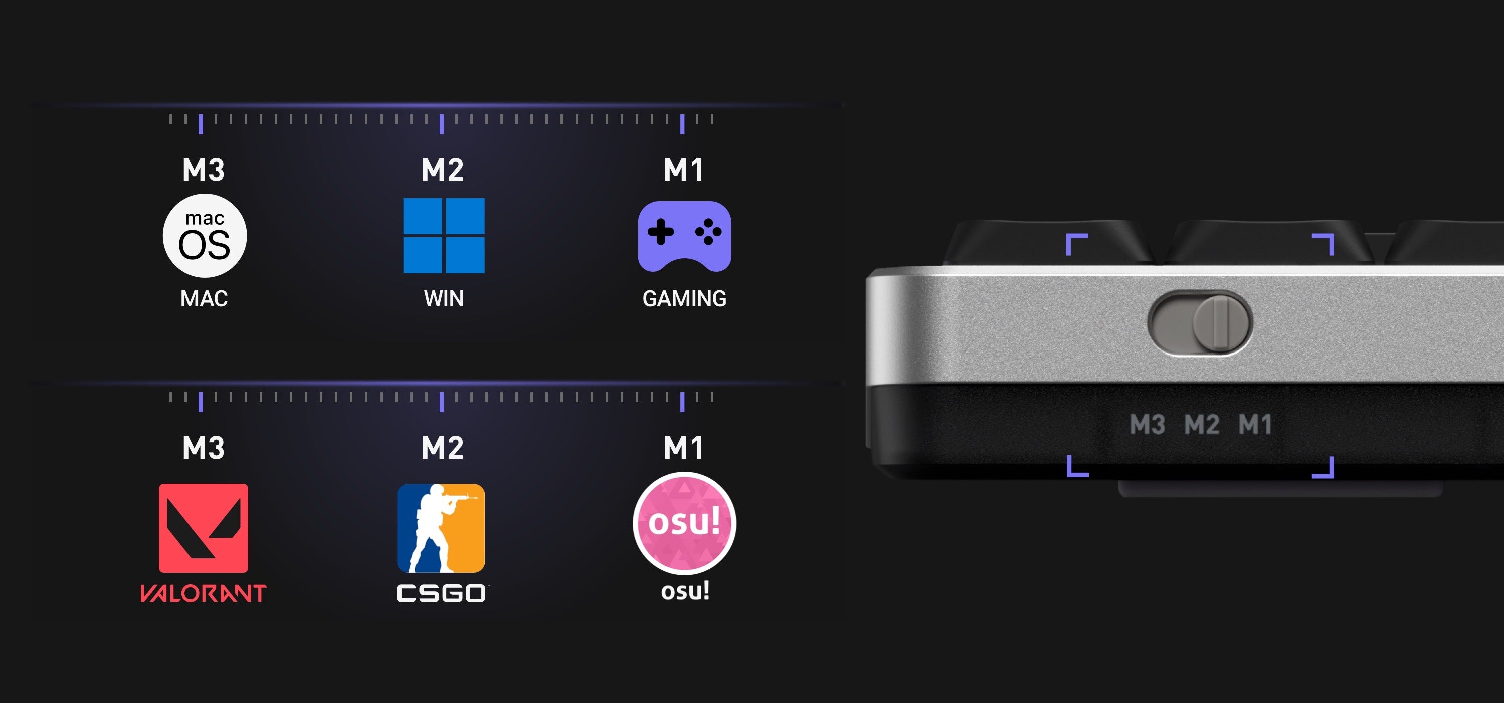 Air75 HE - Silver - Low Profile Magnetic Jade PRO