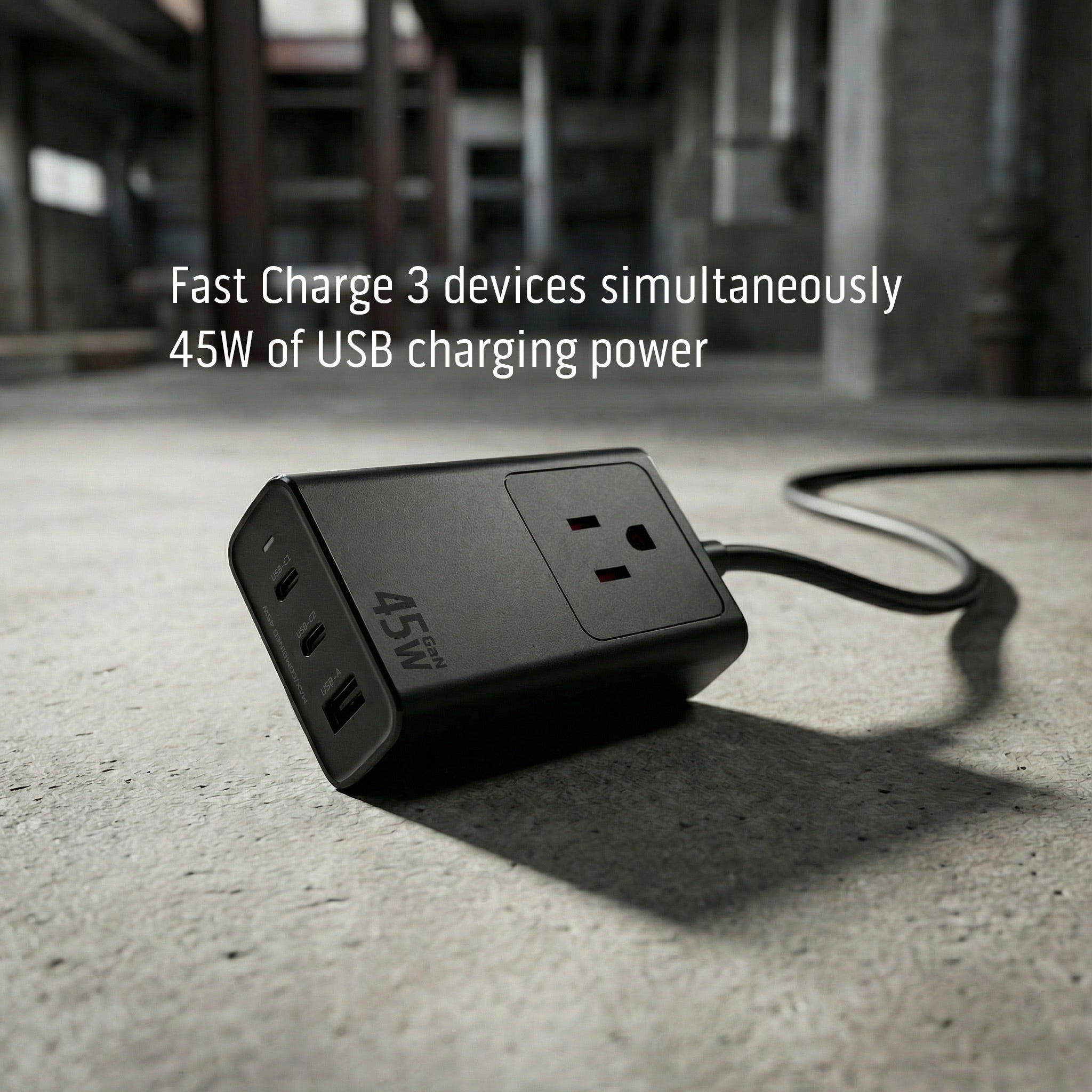 45W GaN Compact Power Station - 1.5m