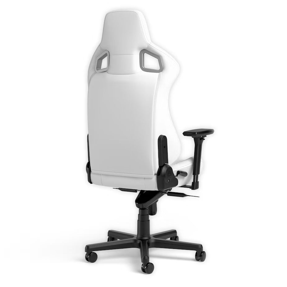 EPIC Gaming Chair - White Edition - High-Tech Faux Vegan Leather