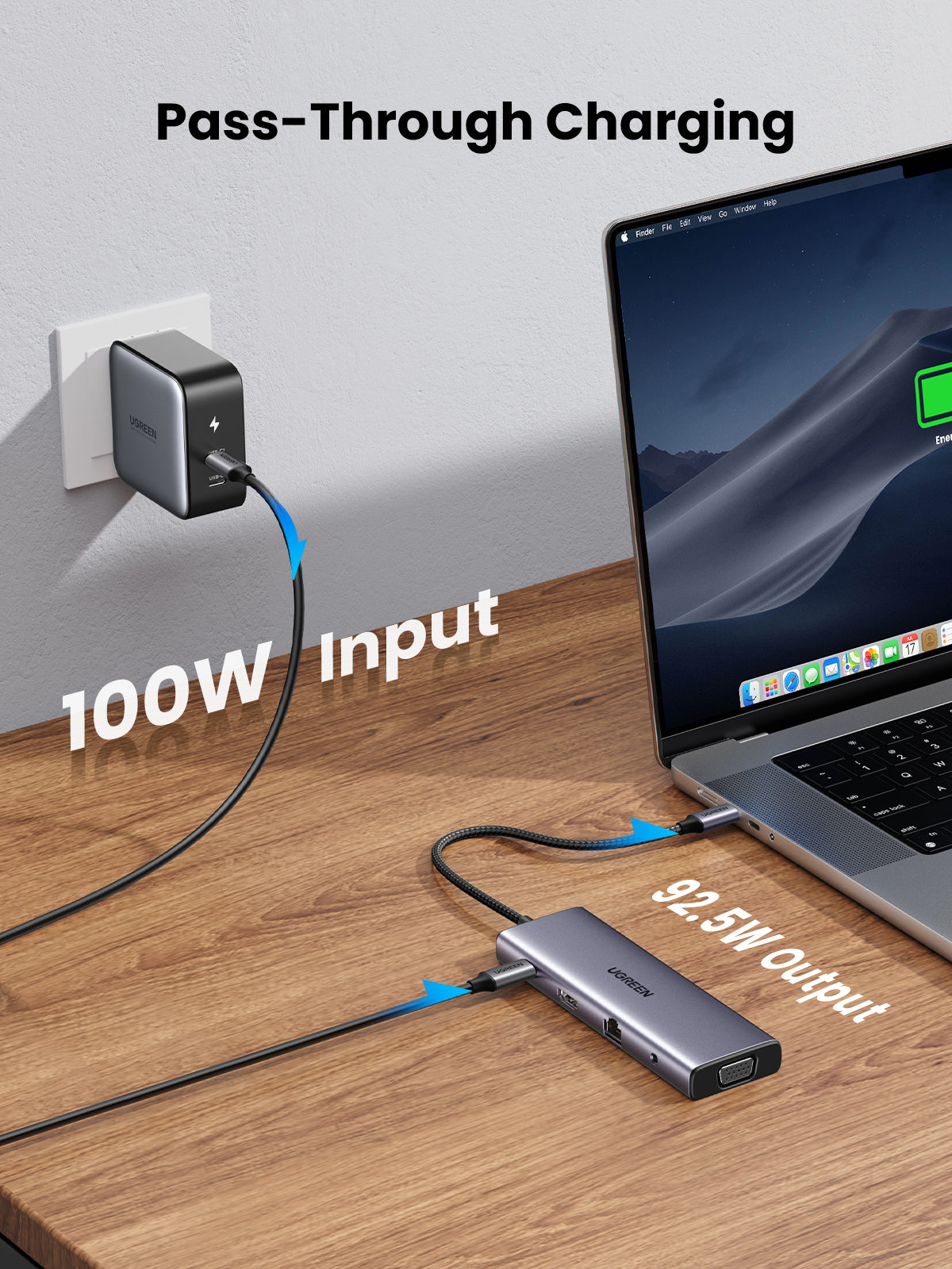 USB-C Dock - USBA, HDMI, VGA, RJ, SD/TF
