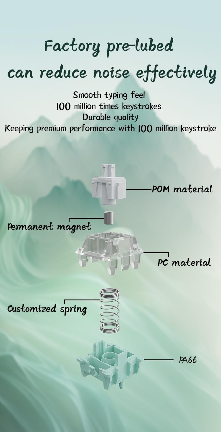 Magnetic Jade Switch Pack - 70pcs