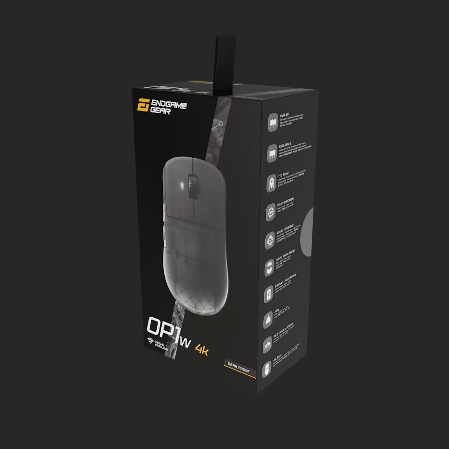OP1w 4k Wireless Gaming Mouse - Dark Frost