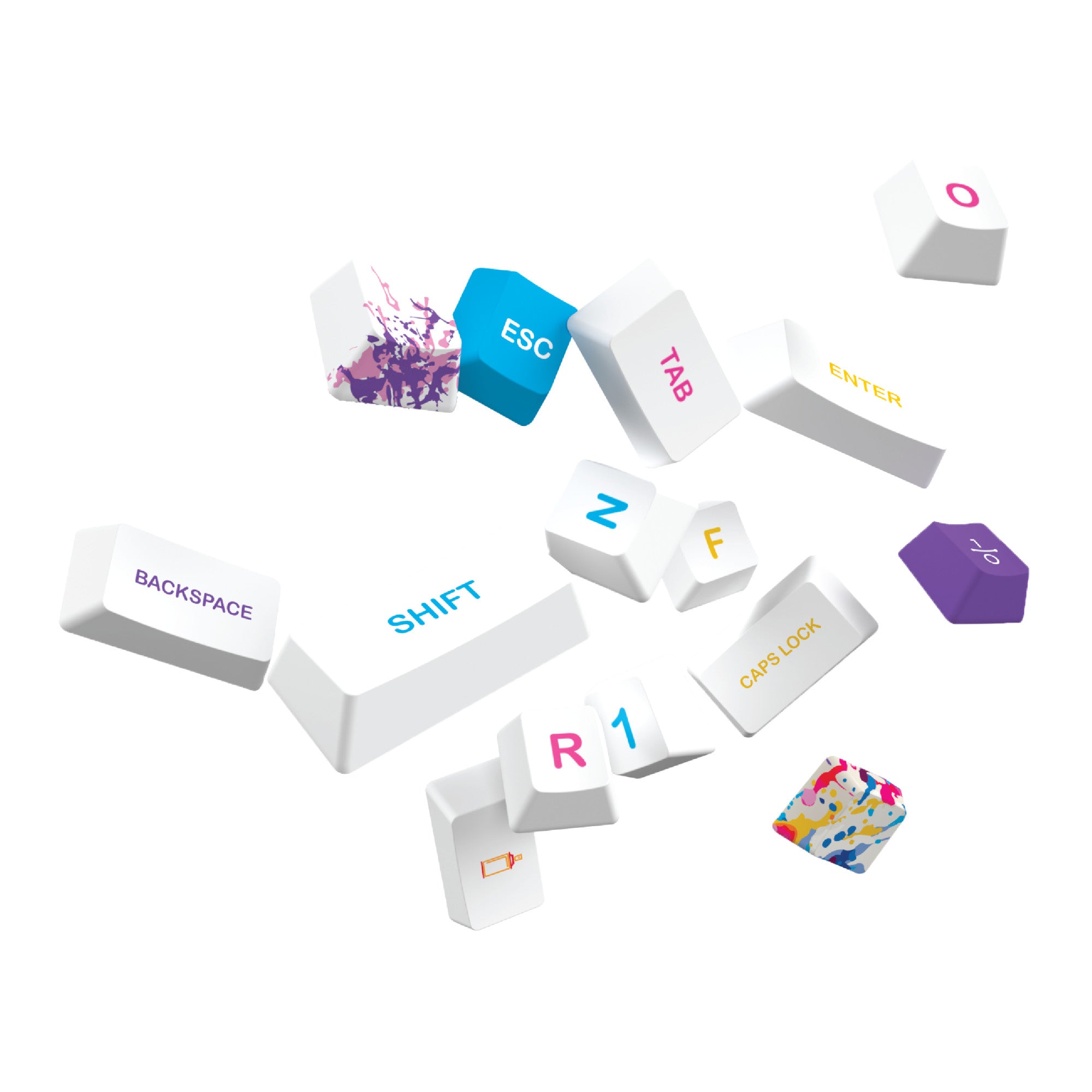 Custom Keycap Set - Happy Accidents