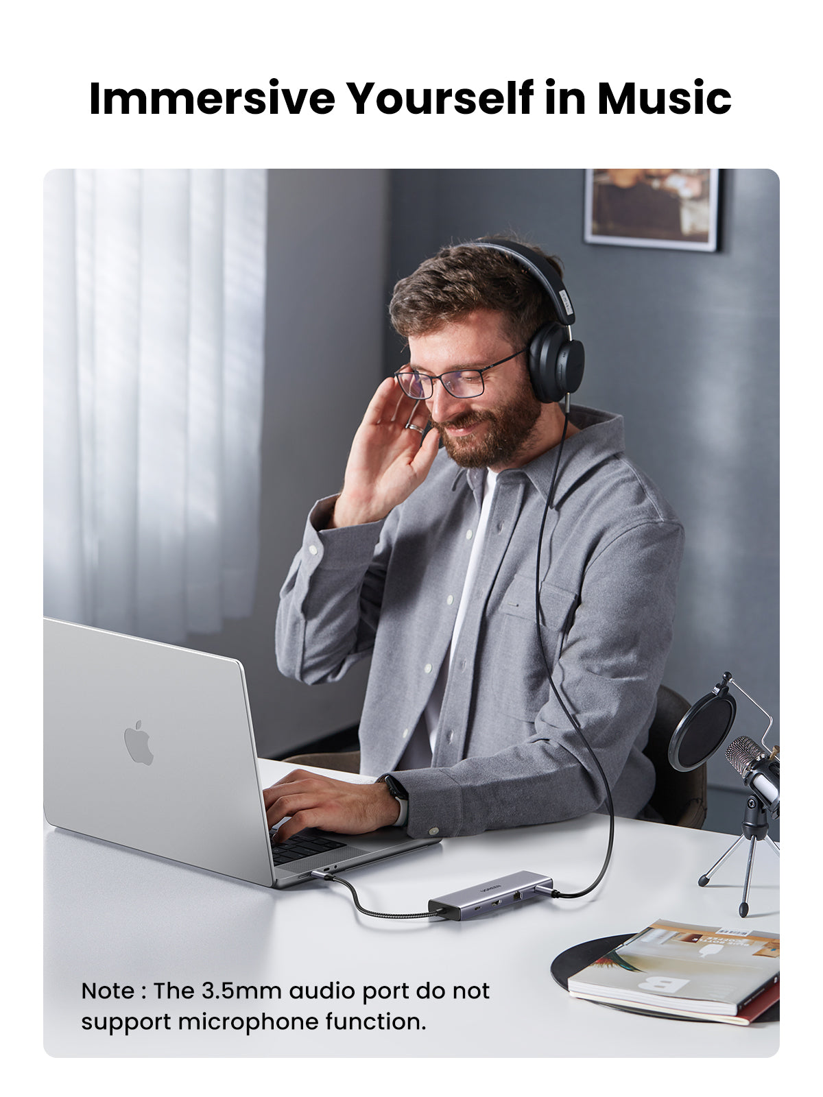 USB-C Dock - USBA, HDMI, VGA, RJ, SD/TF