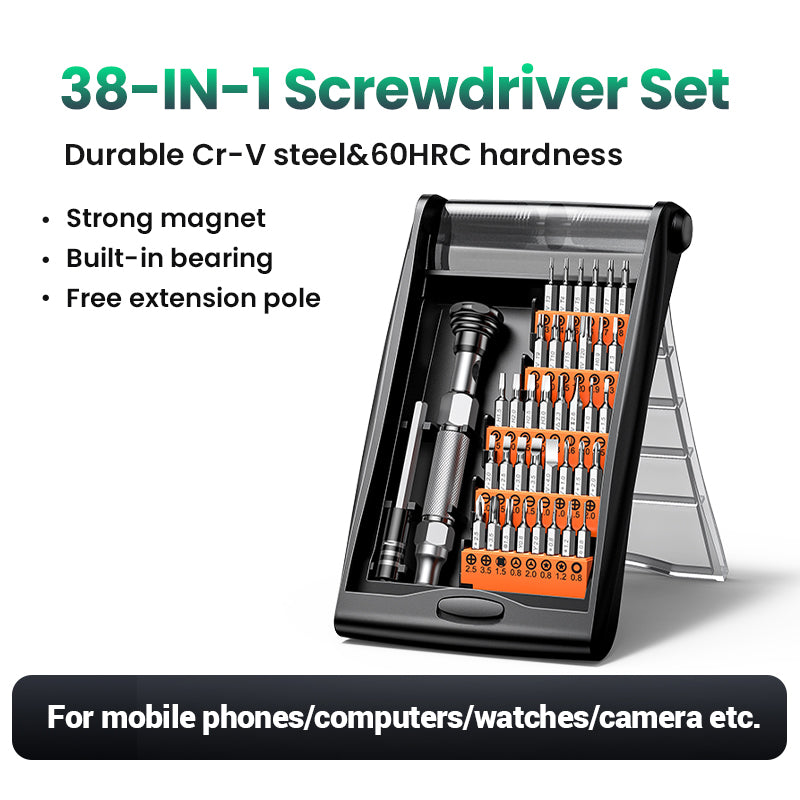 38-in-1 Aluminum Alloy Screwdriver Set