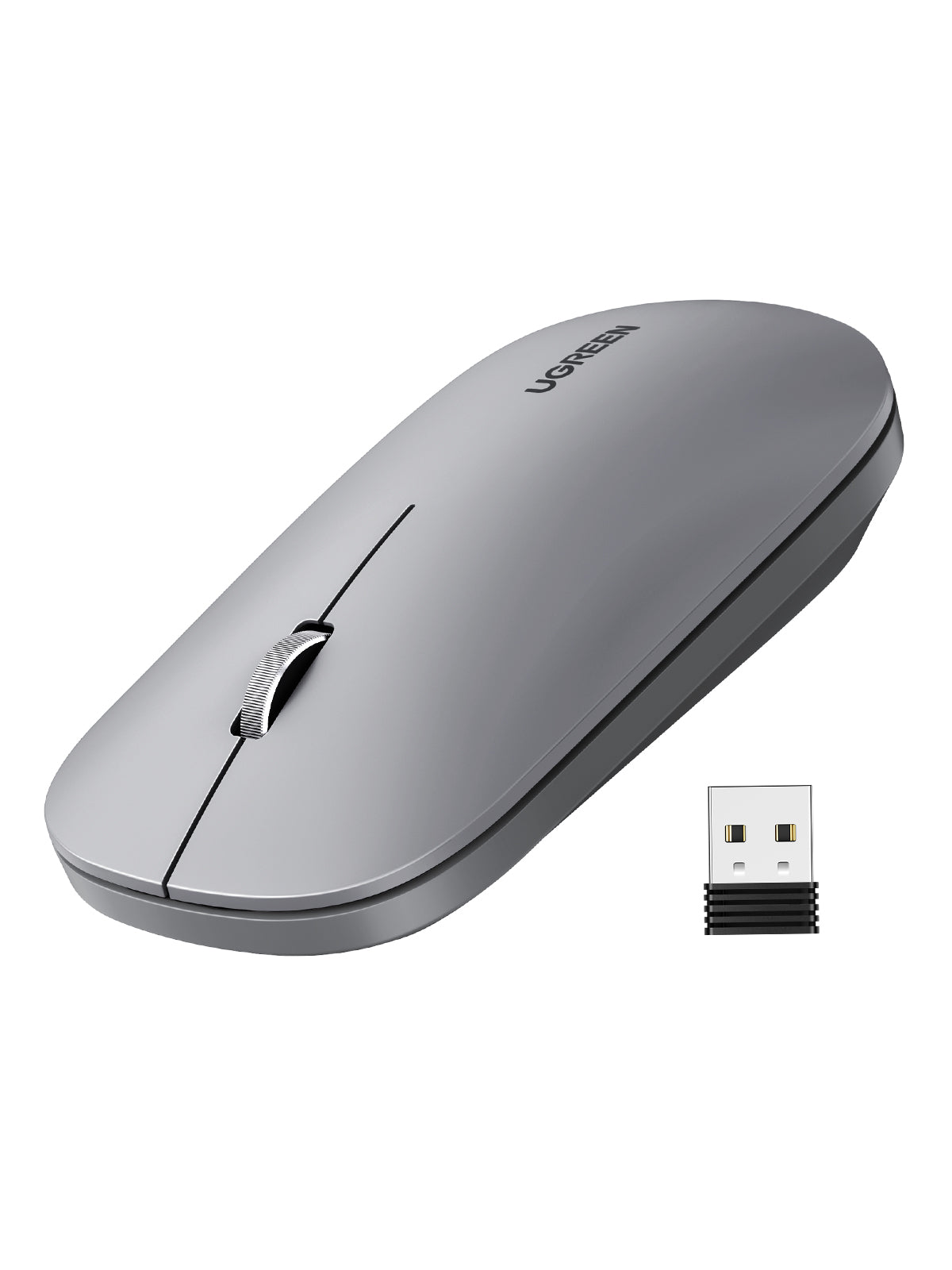 Portable Wireless Mouse - Light Gray