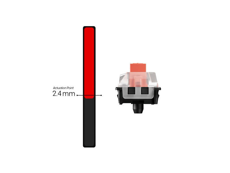 eS HE 70 - Hall Effect Keyboard - Black