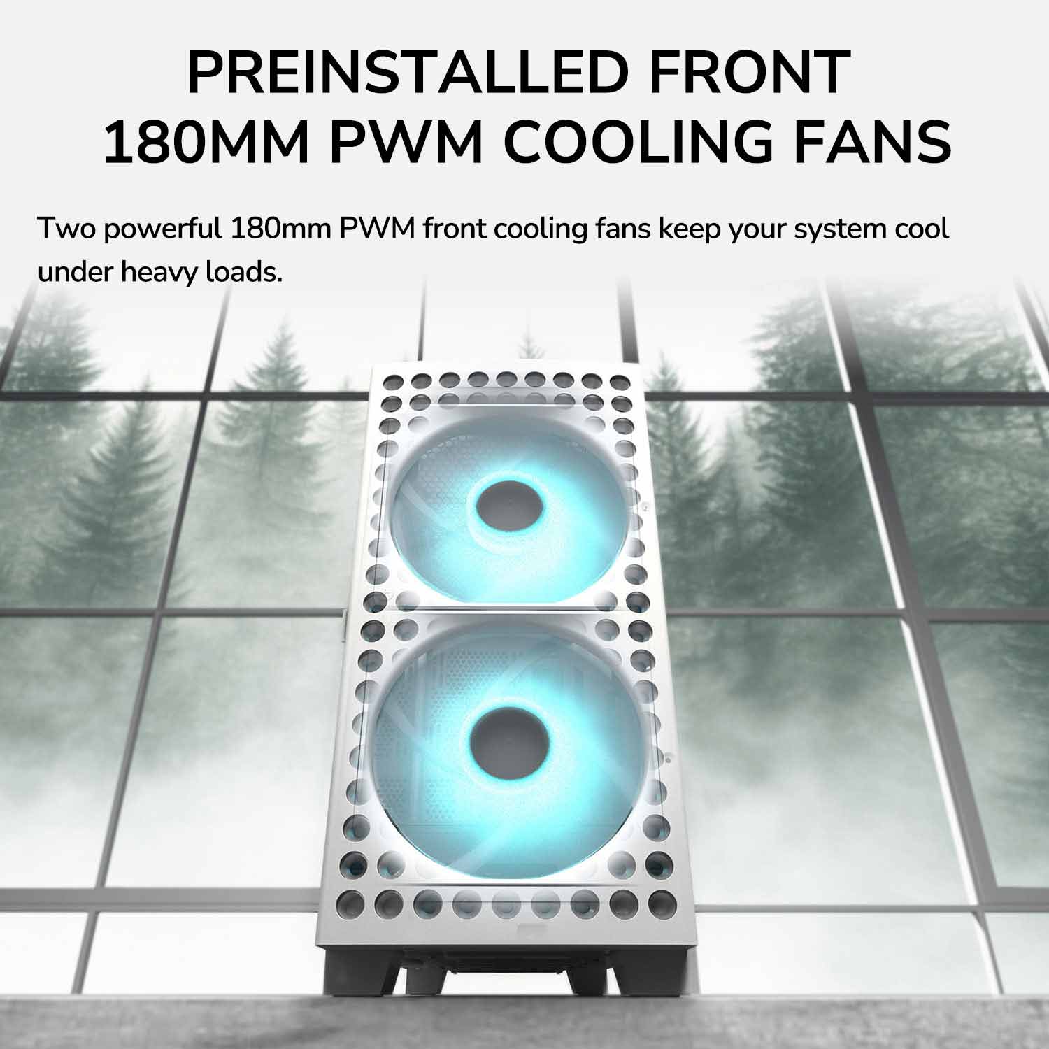 Airface ECO RGB - White - PC Case