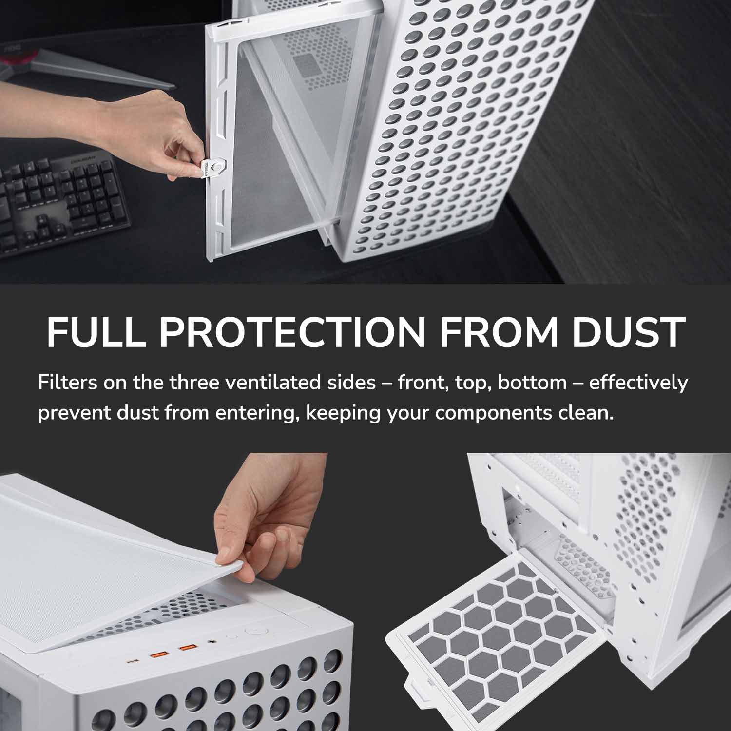 Airface ECO RGB - White - PC Case