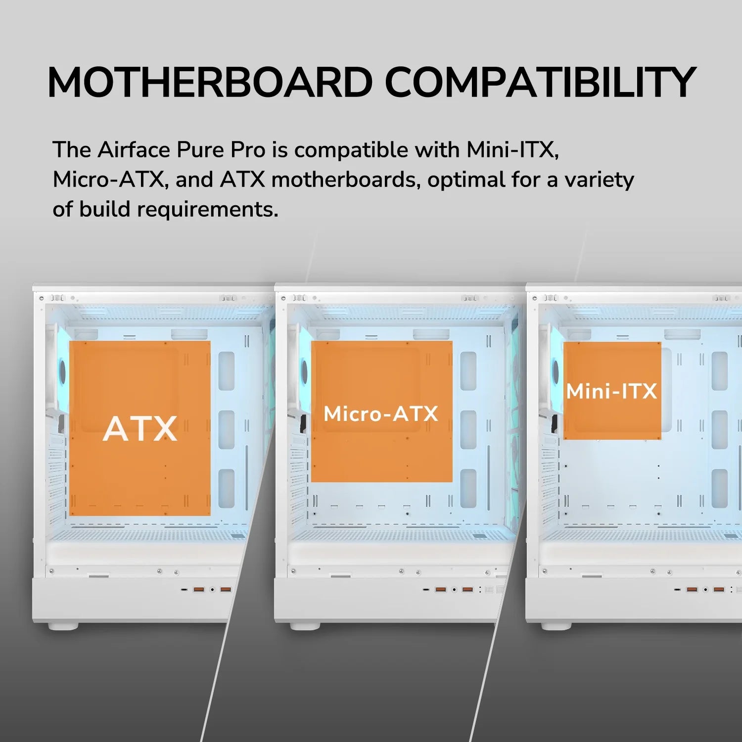 Airface Pure Pro - White - PC Case