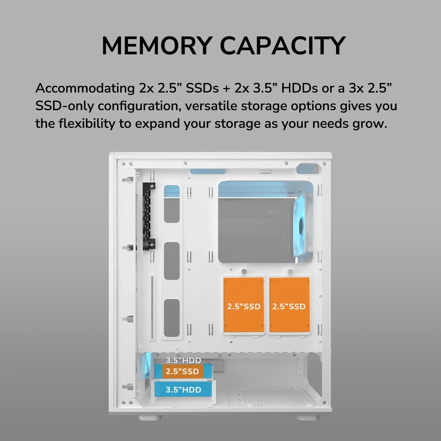 Airface Pure Pro - White - PC Case