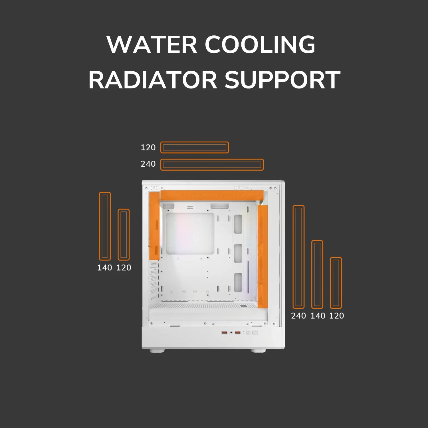 Airface Pure RGB - White - PC Case