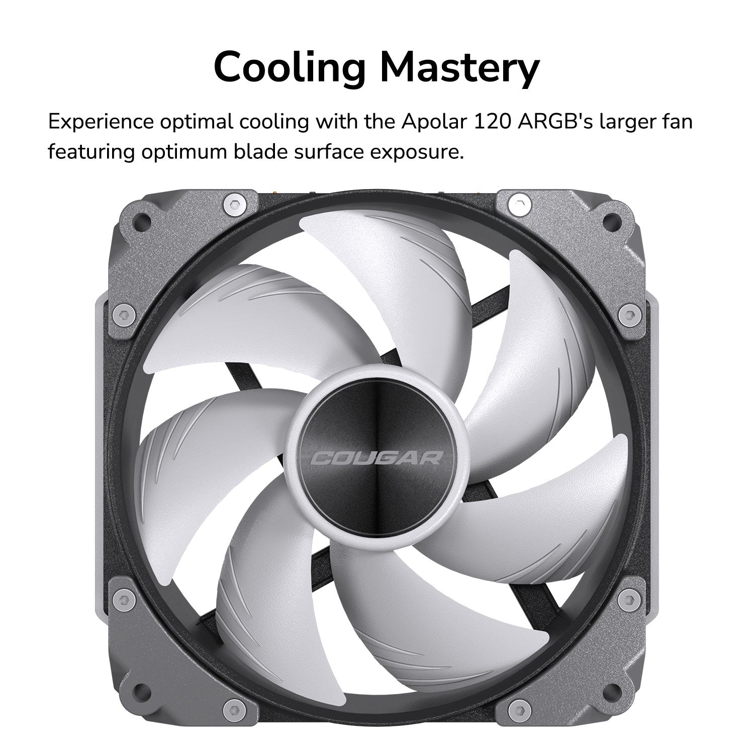 Apolar 120 White Fan 3x set - Cooling Fan