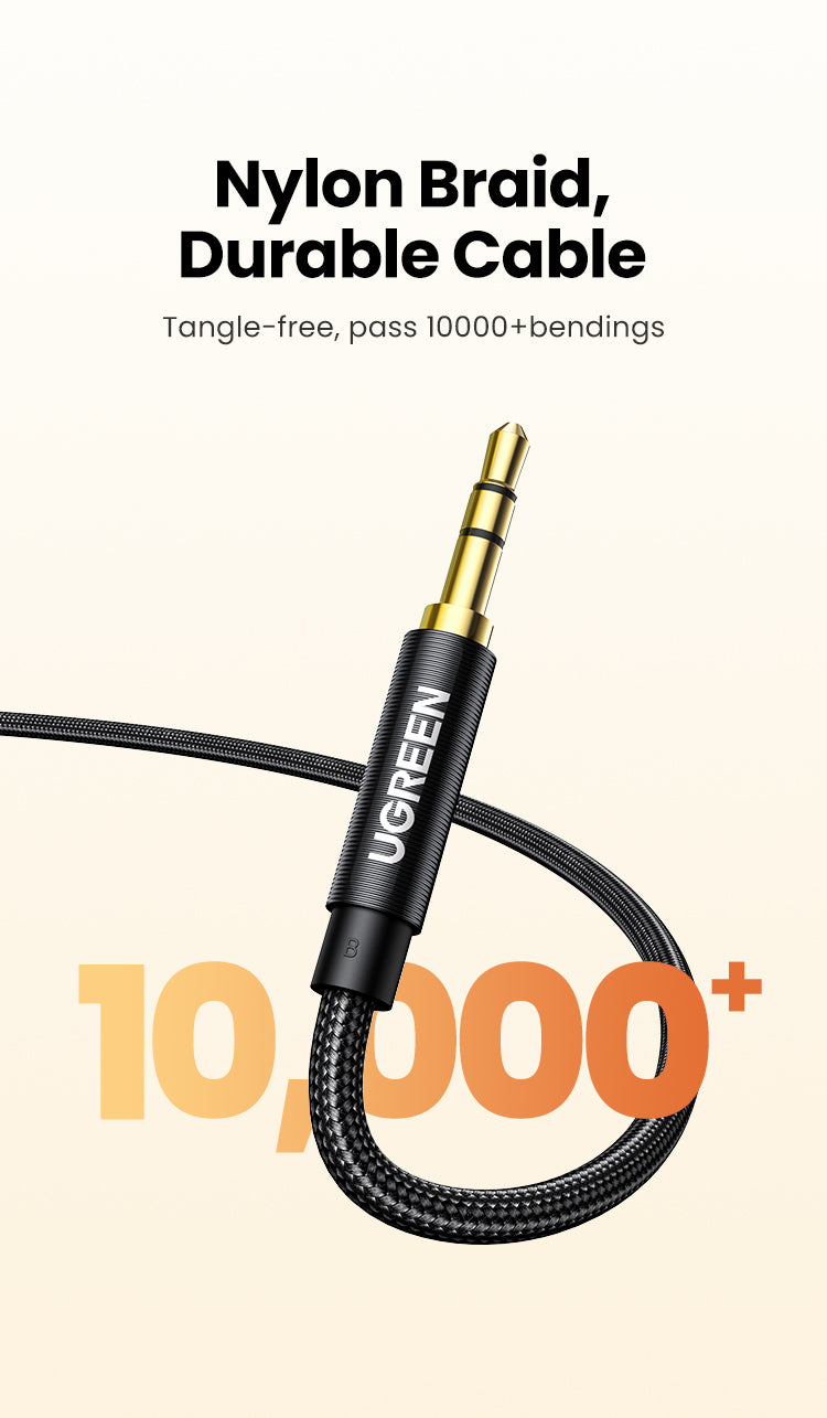 3.5mm Male To Male Round Cable - 2M