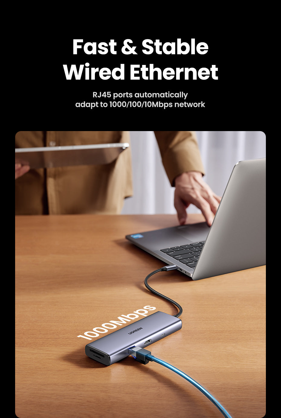 USB-C Hub - 9-in-1 Multifunction Adapter