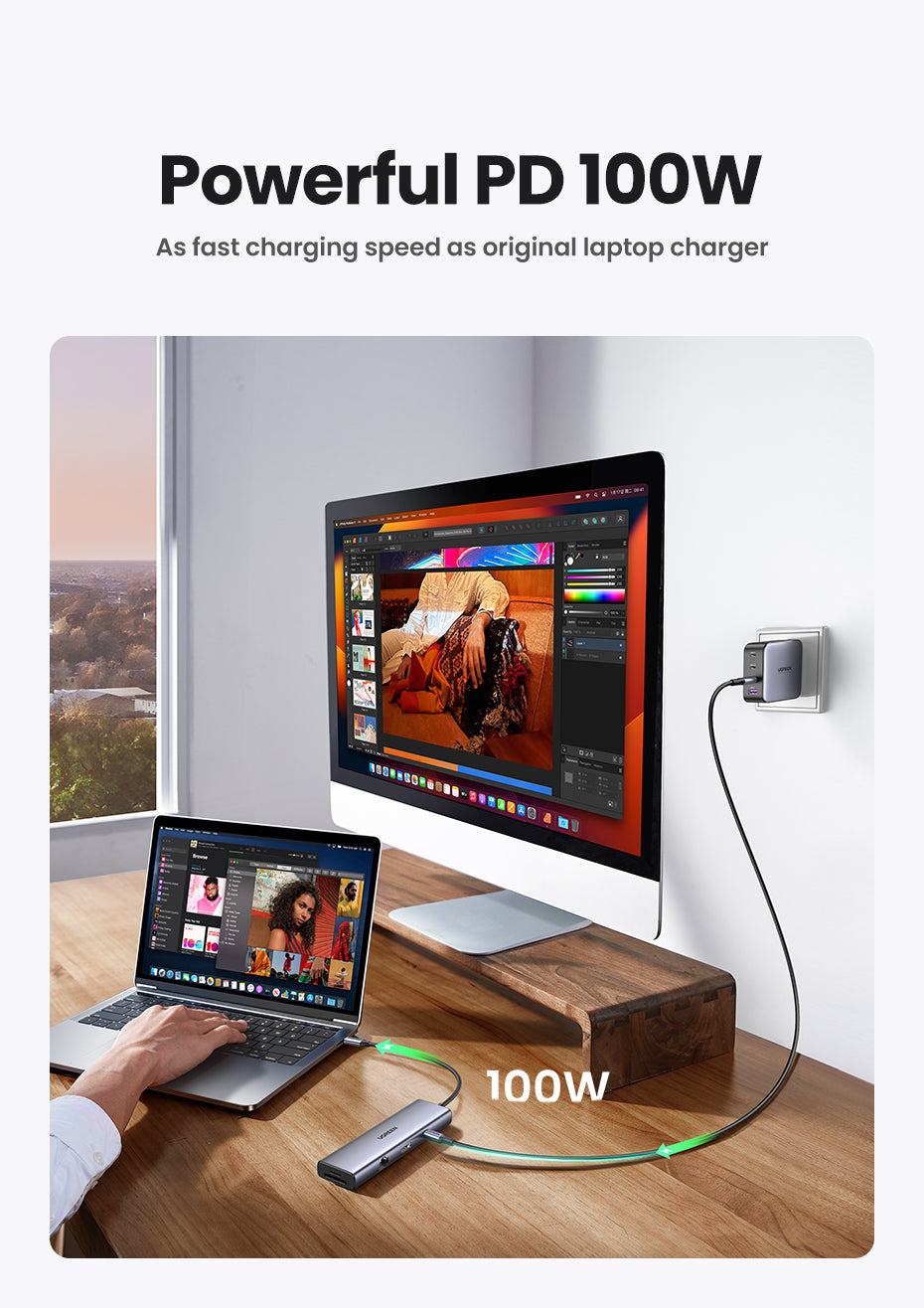 USB-C Hub - 9-in-1 Multifunction Adapter