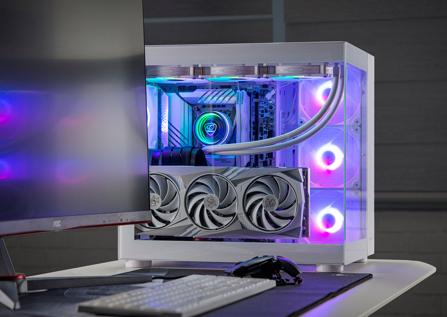 FV150 RGB Blanc - Boîtier PC