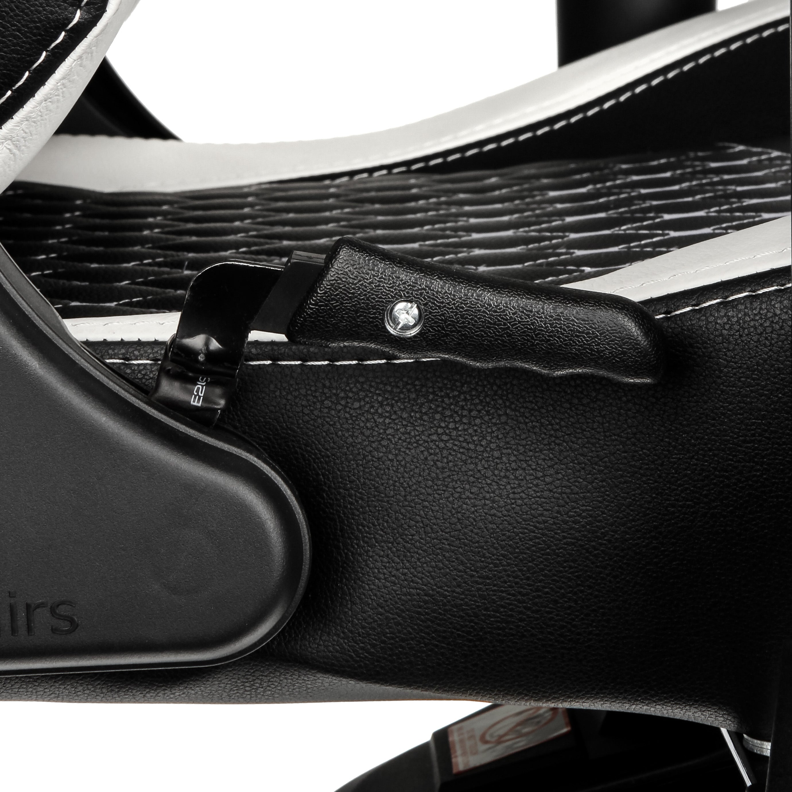 EPIC Gaming Chair - black/red/white - Real Leather