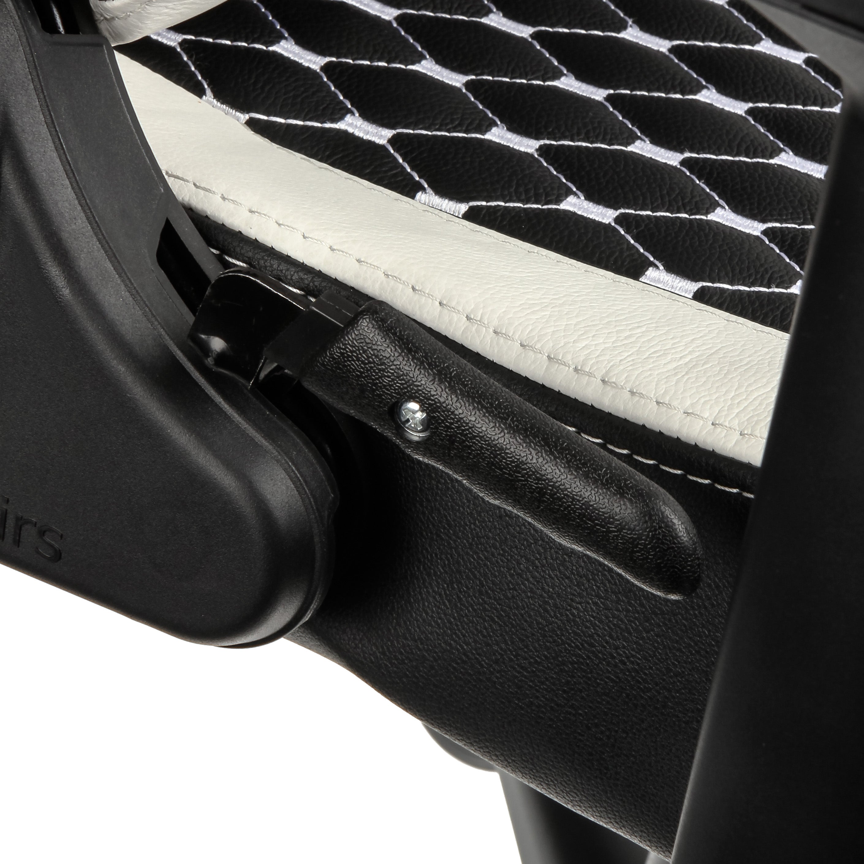 EPIC Gaming Chair - black/red/white - Real Leather