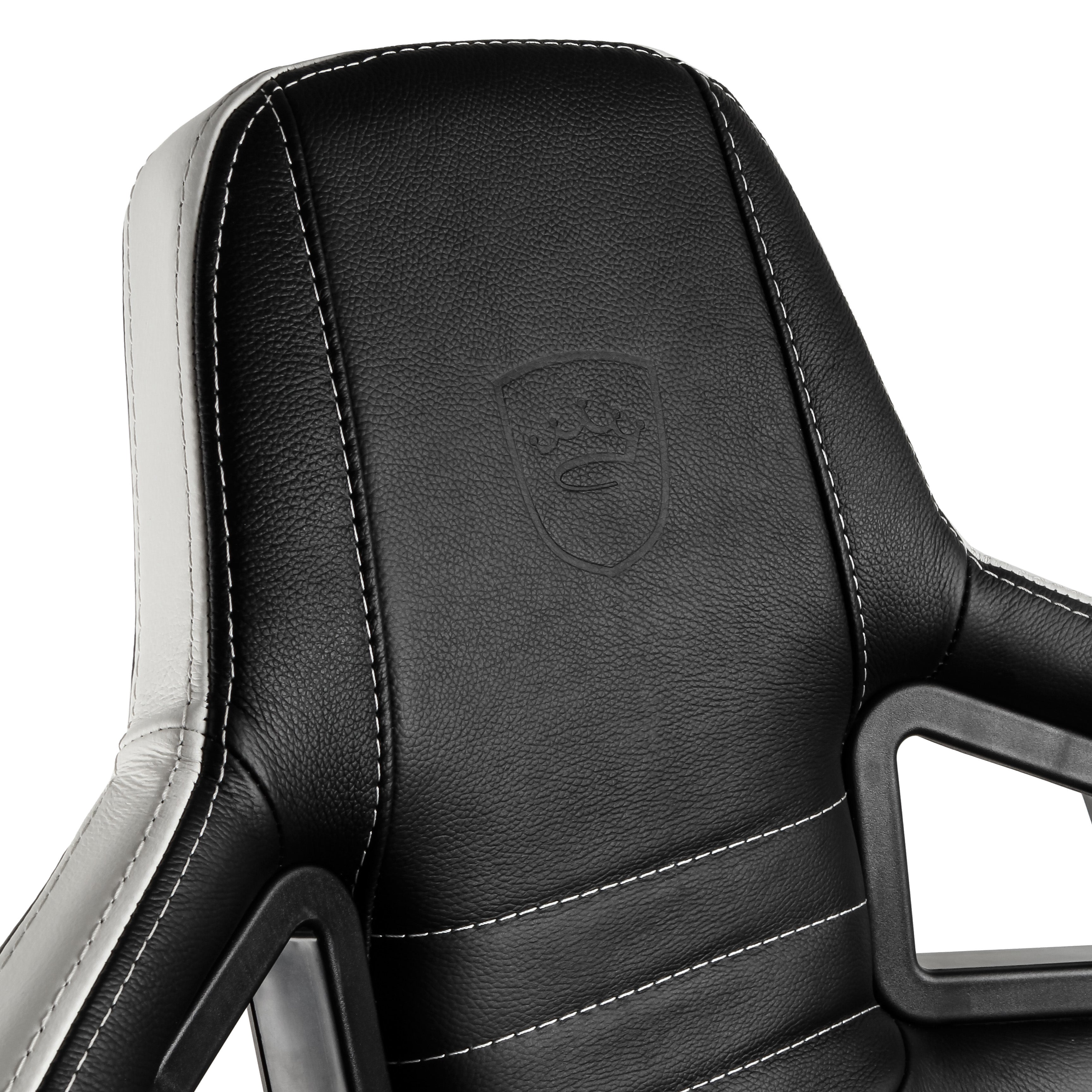 EPIC Gaming Chair - black/red/white - Real Leather