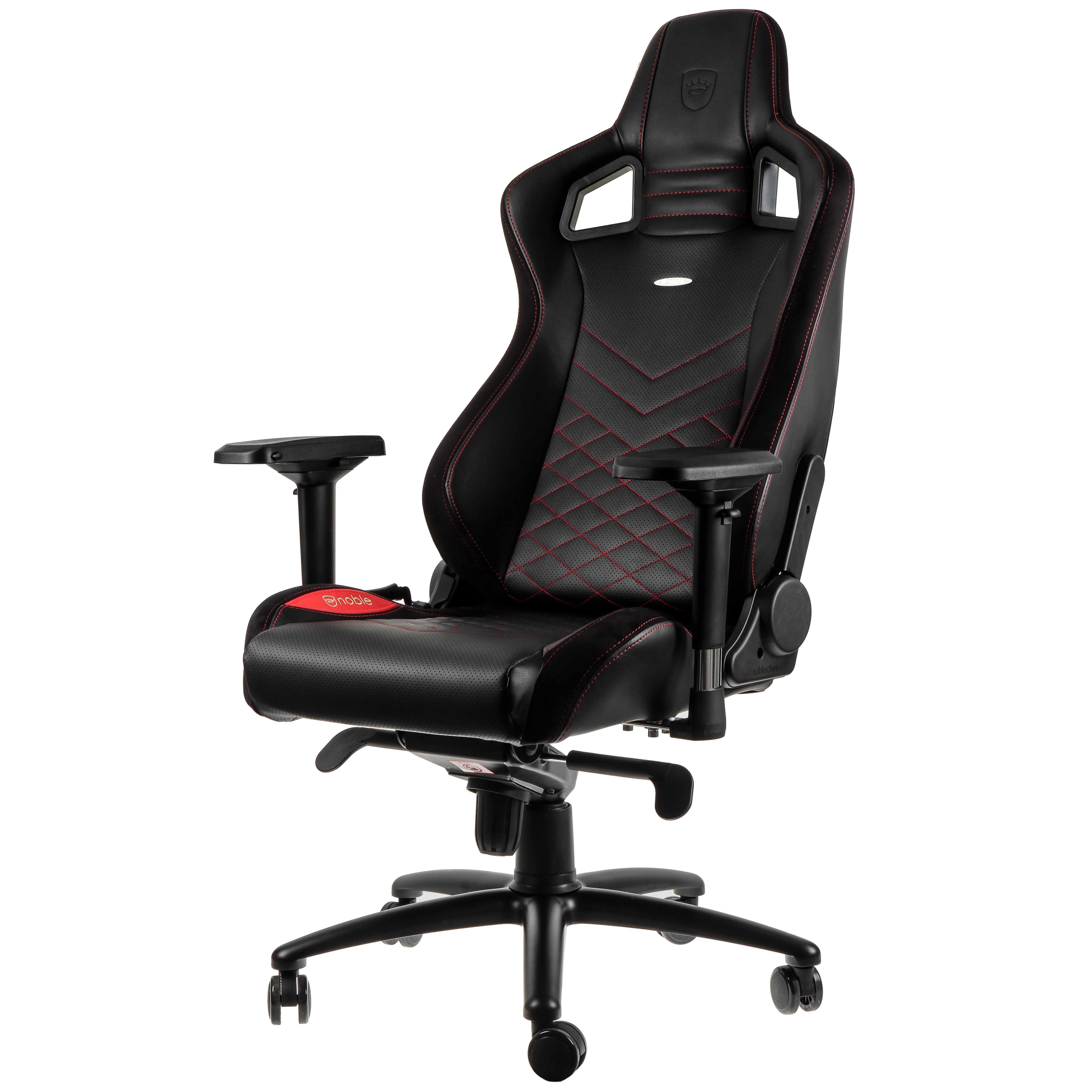 EPIC Gaming Chair - black/red - PU Leather