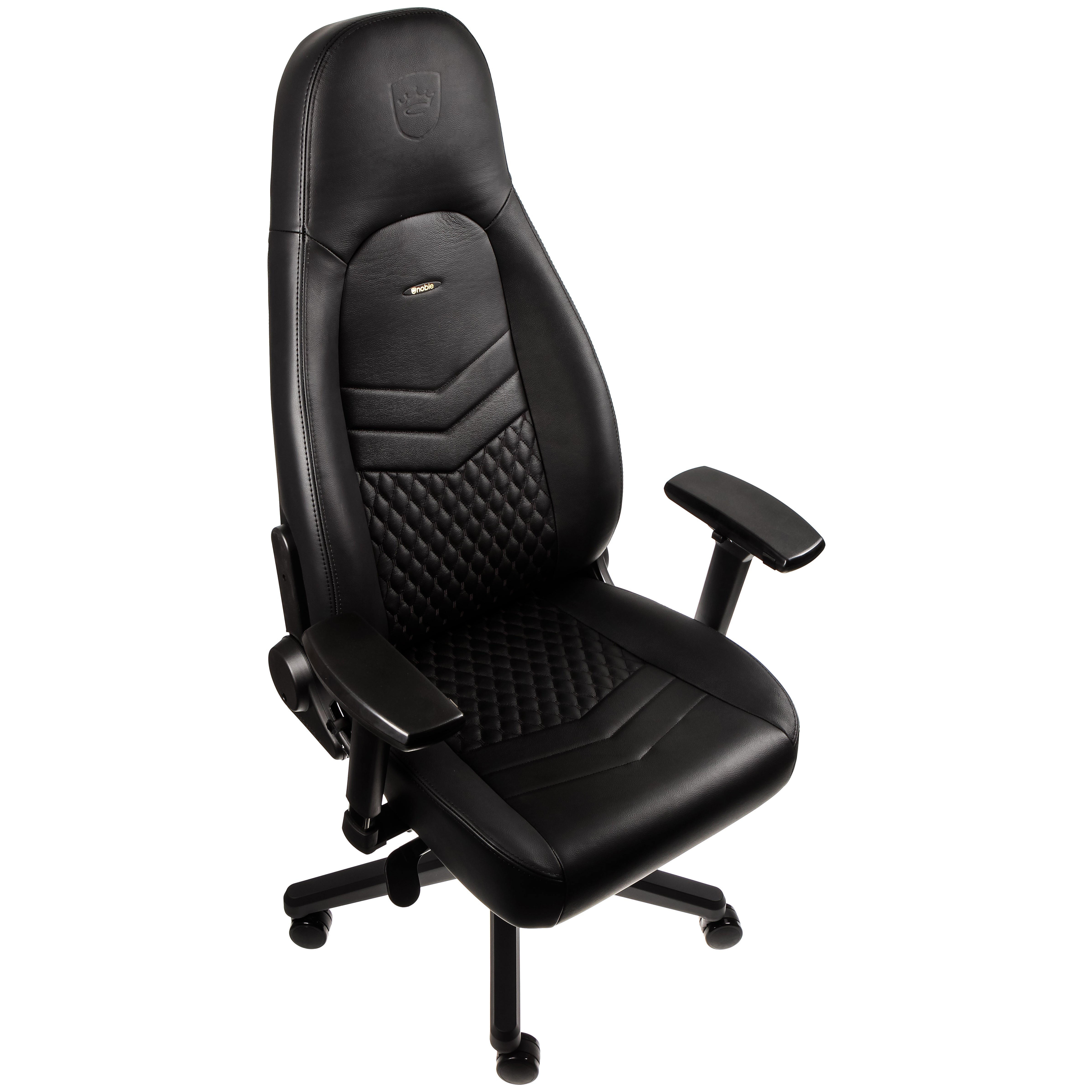 ICON Gaming Chair - black - Real Leather